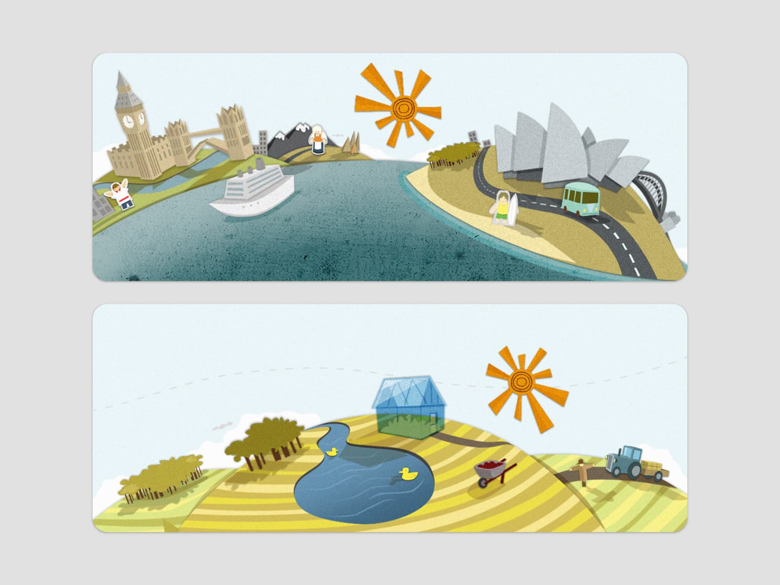Illustration for BBC website header.