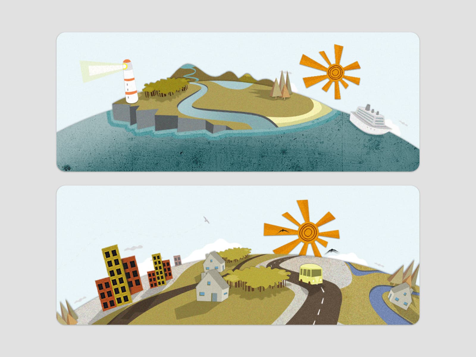 Illustration for BBC website header.