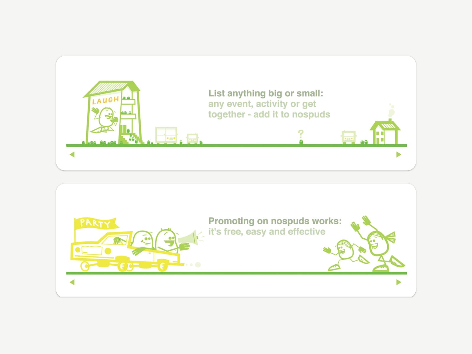 Illustration for No Spuds Branding.