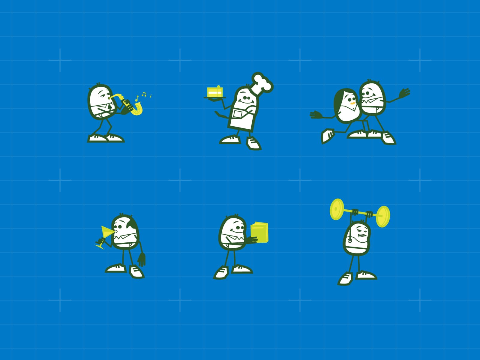 Illustration for No Spuds Branding.